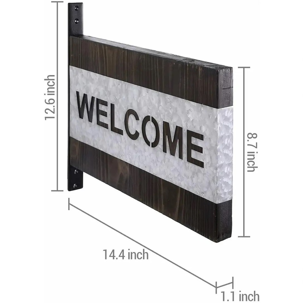 Wall Mounted Welcome Sign - Picture 4 of 4